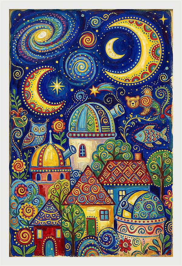 Stargazing Village Dreamscape