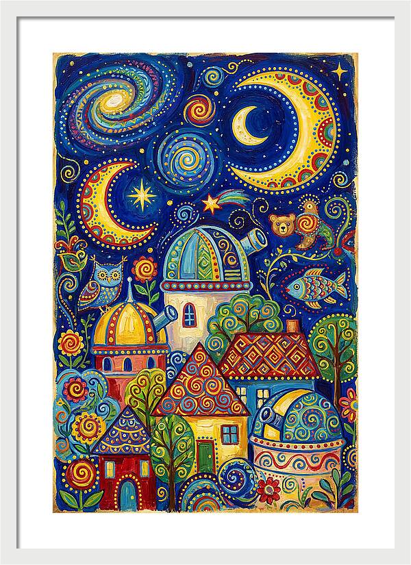Stargazing Village Dreamscape