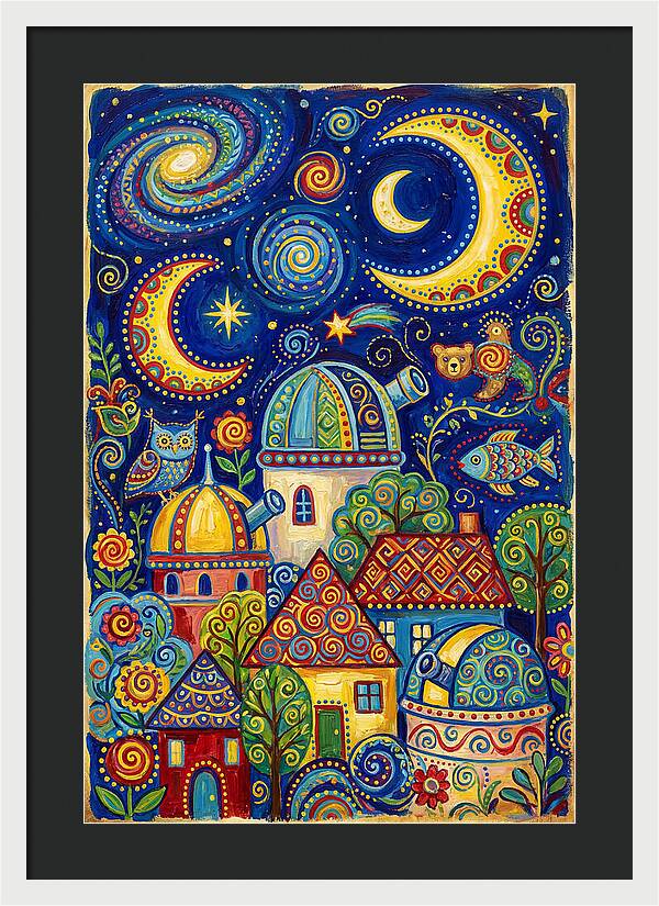 Stargazing Village Dreamscape