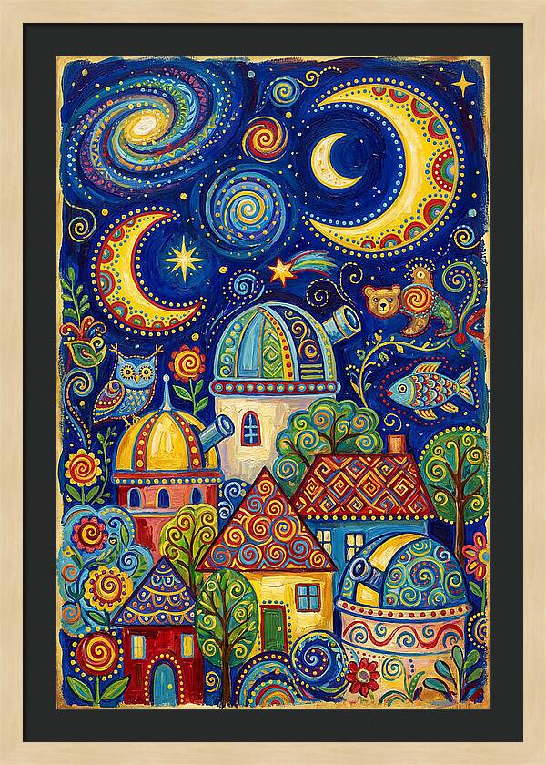 Stargazing Village Dreamscape