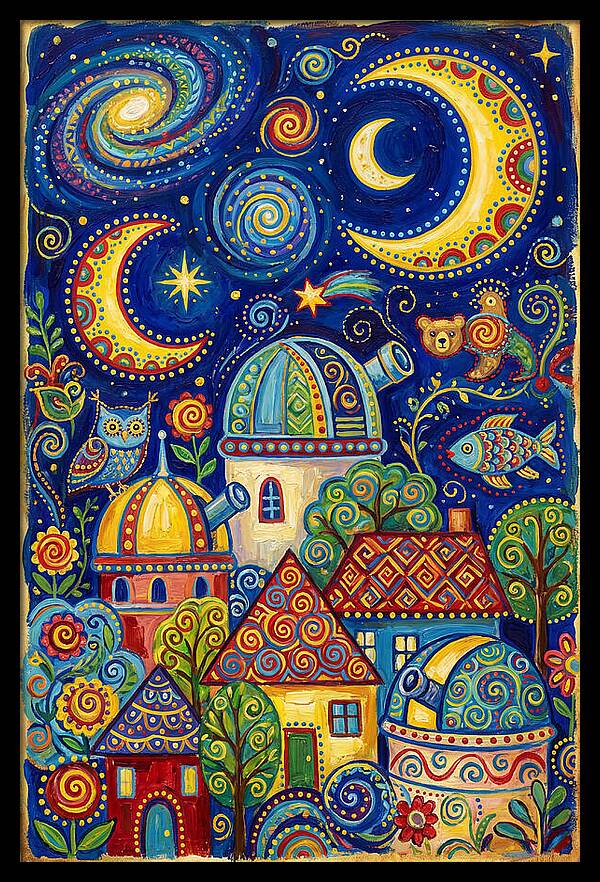 Stargazing Village Dreamscape