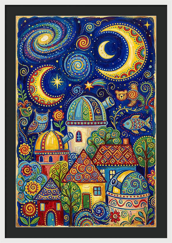 Stargazing Village Dreamscape