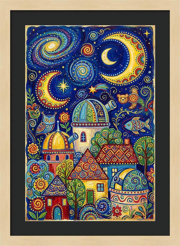Stargazing Village Dreamscape