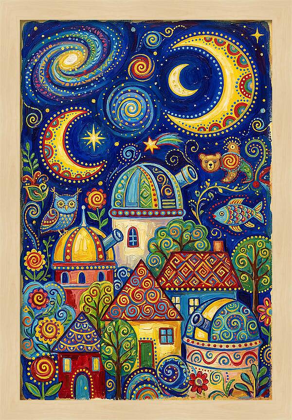 Stargazing Village Dreamscape