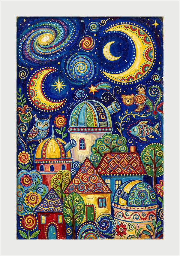 Stargazing Village Dreamscape