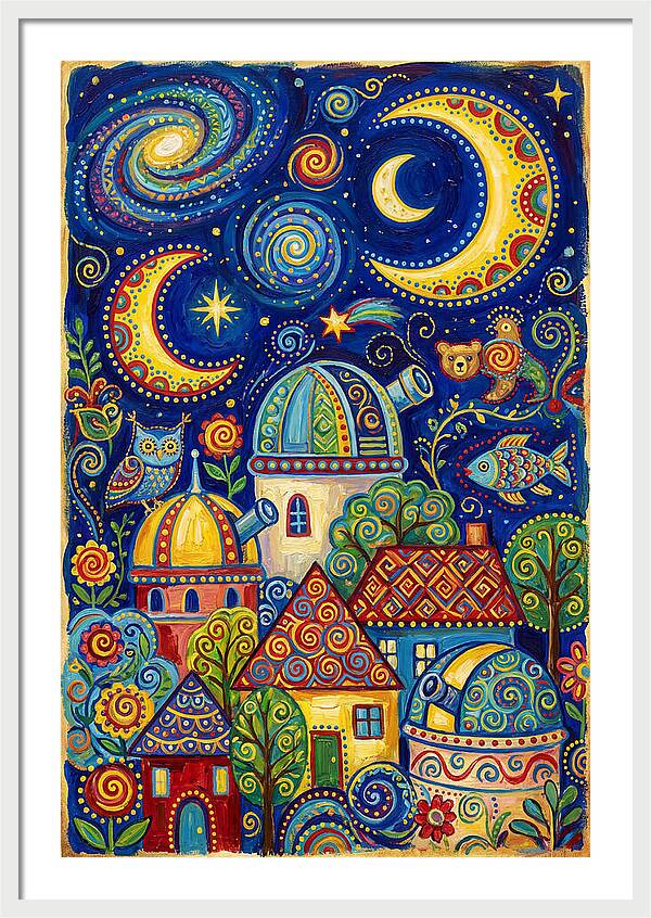 Stargazing Village Dreamscape