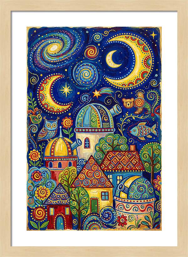 Stargazing Village Dreamscape