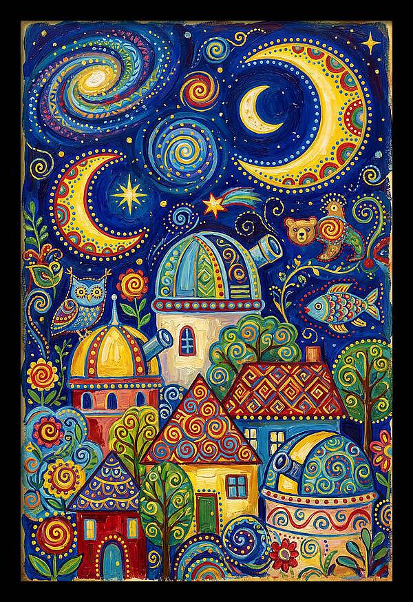 Stargazing Village Dreamscape