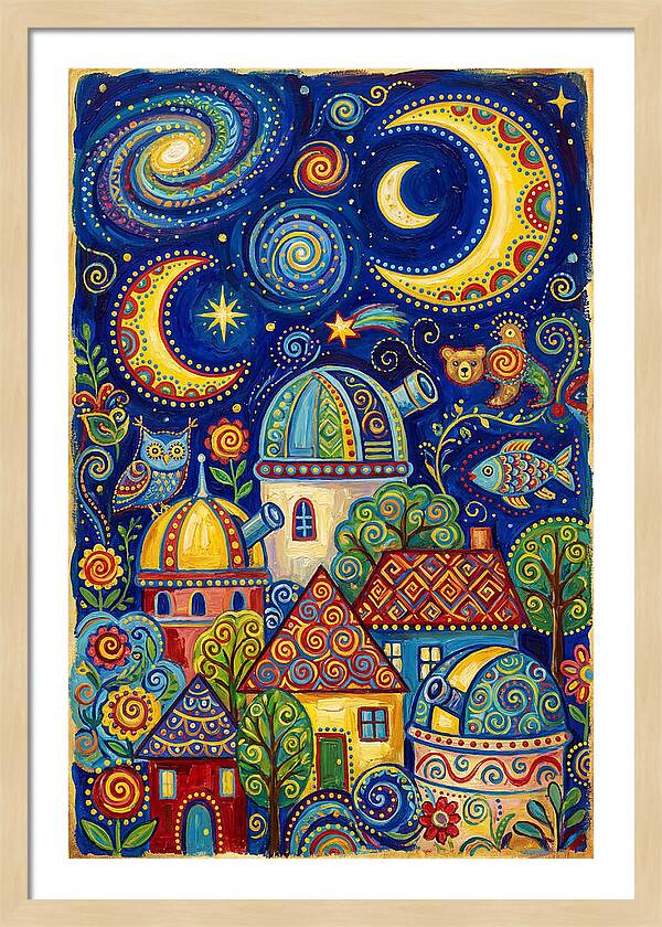 Stargazing Village Dreamscape