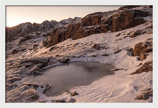Starlight Reflecting On Snow