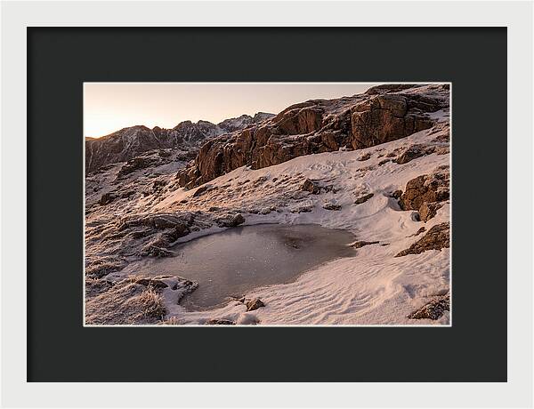 Starlight Reflecting On Snow