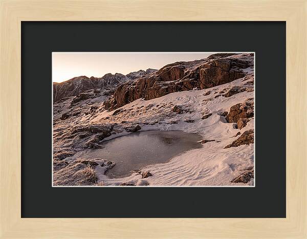 Starlight Reflecting On Snow