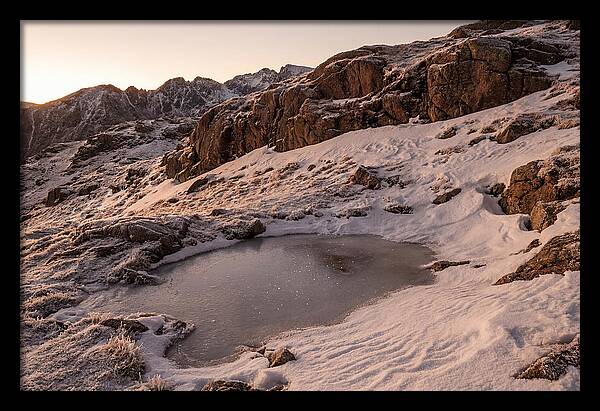 Starlight Reflecting On Snow