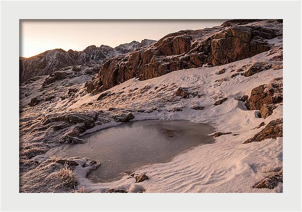 Starlight Reflecting On Snow