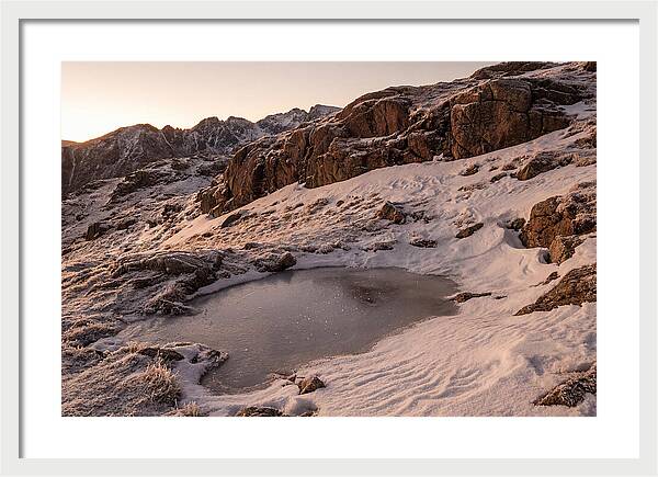 Starlight Reflecting On Snow