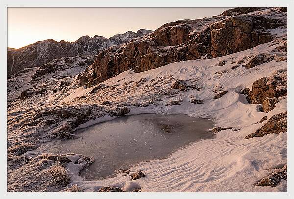 Starlight Reflecting On Snow
