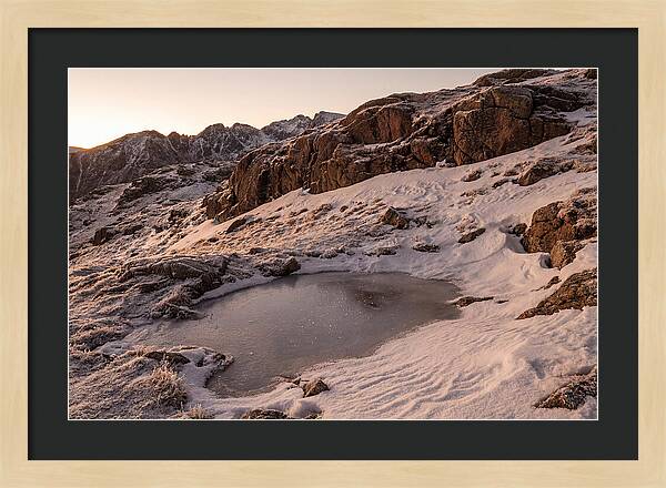 Starlight Reflecting On Snow