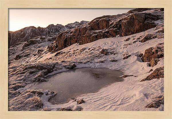 Starlight Reflecting On Snow