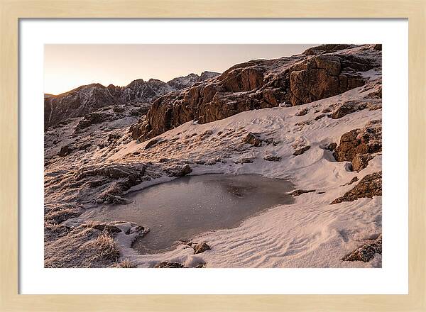 Starlight Reflecting On Snow