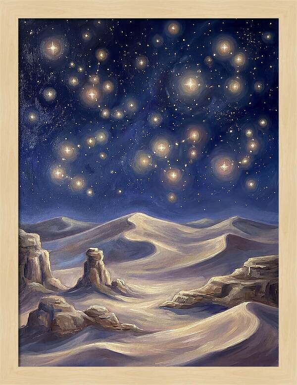 Starlit Desert Serenity