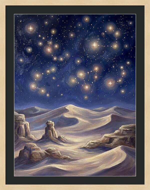 Starlit Desert Serenity