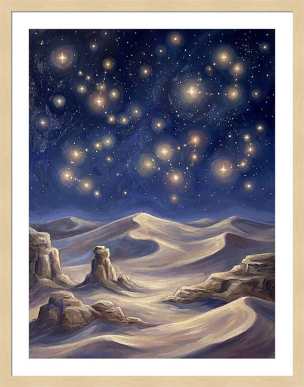 Starlit Desert Serenity