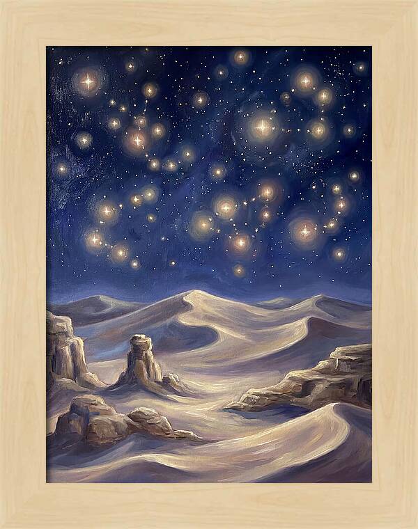 Starlit Desert Serenity