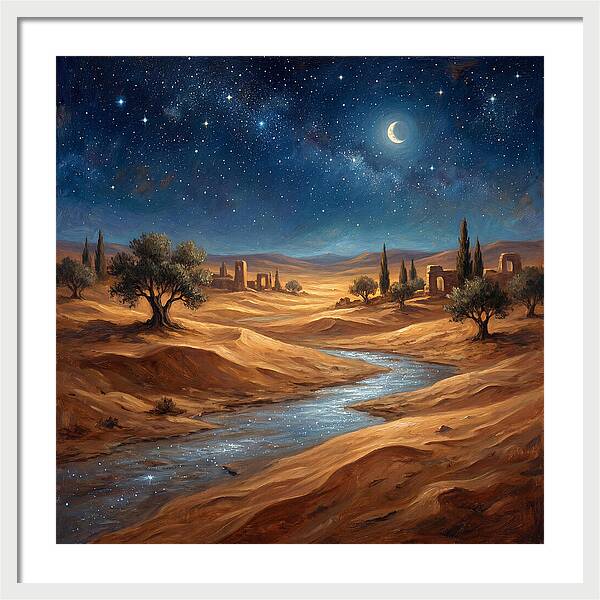 Starlit Mediterranean Desert