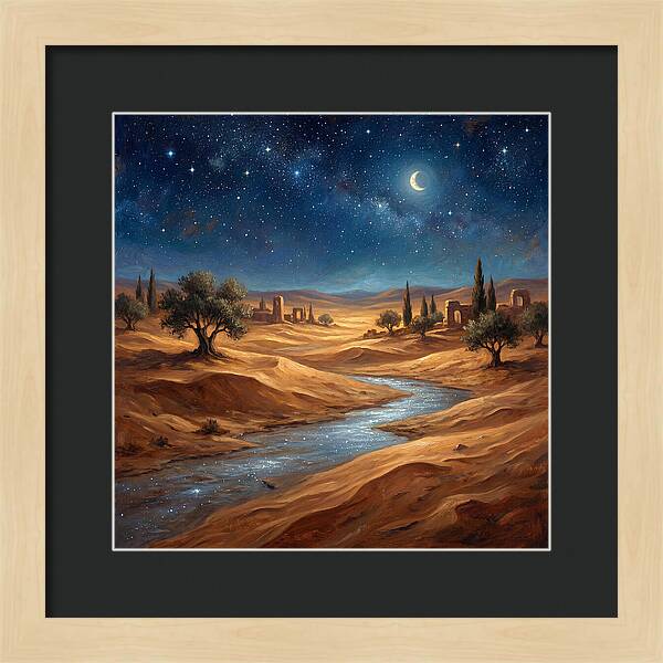 Starlit Mediterranean Desert