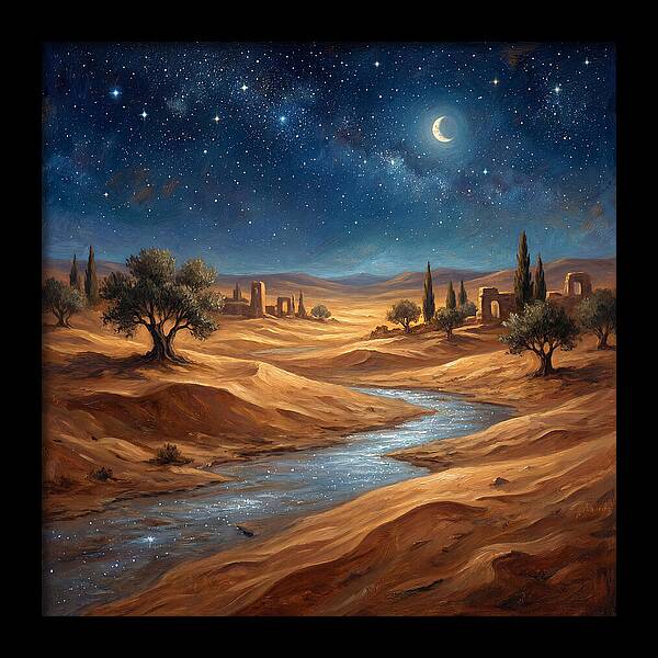 Starlit Mediterranean Desert