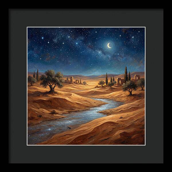 Starlit Mediterranean Desert