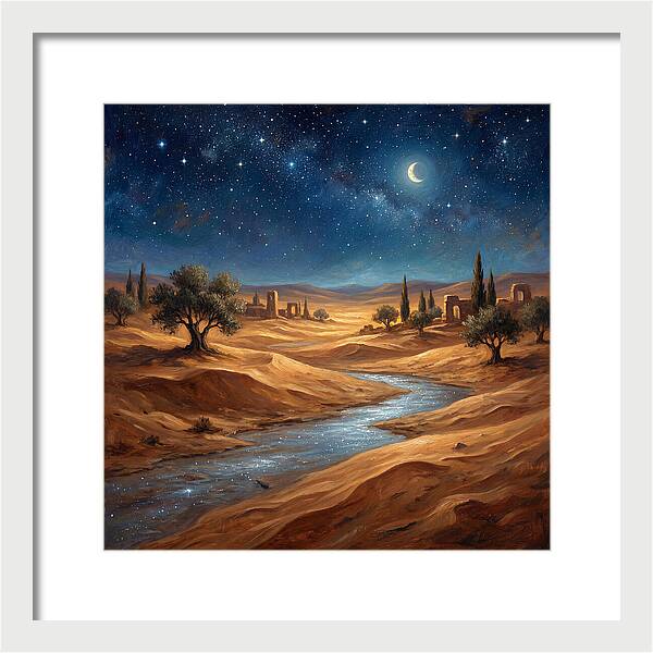 Starlit Mediterranean Desert