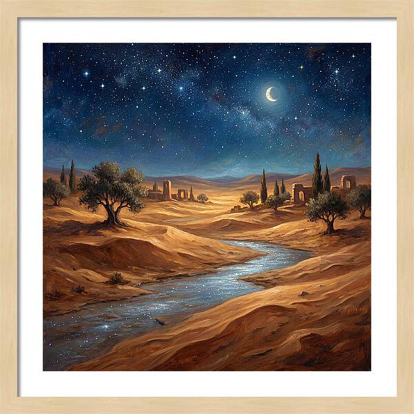 Starlit Mediterranean Desert