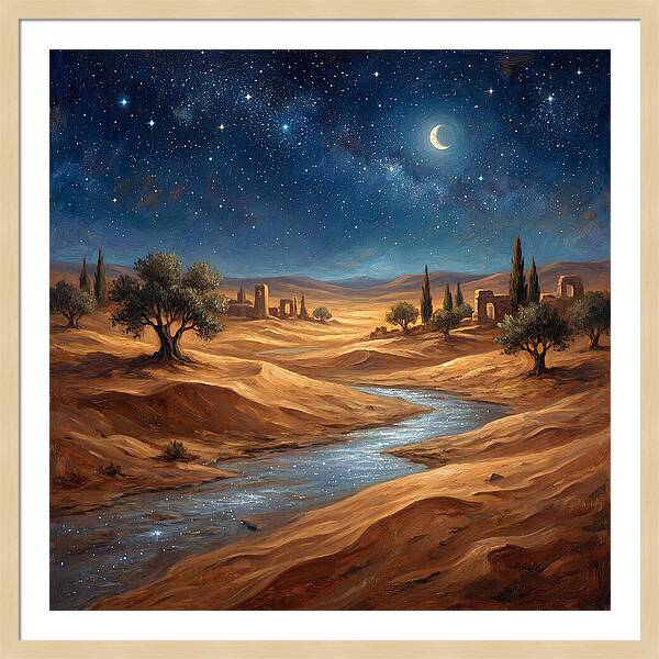 Starlit Mediterranean Desert