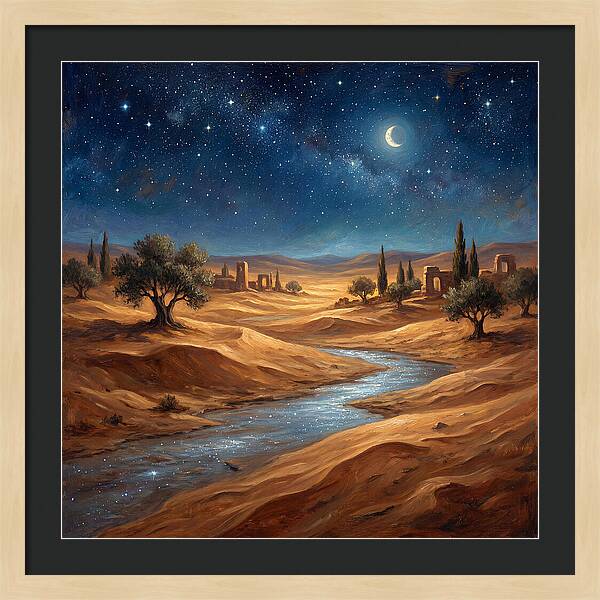 Starlit Mediterranean Desert