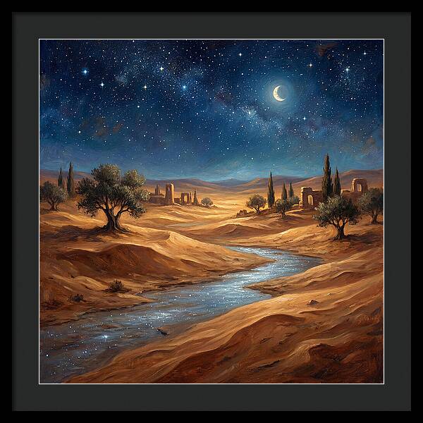 Starlit Mediterranean Desert