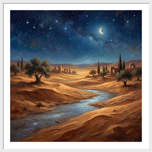Starlit Mediterranean Desert
