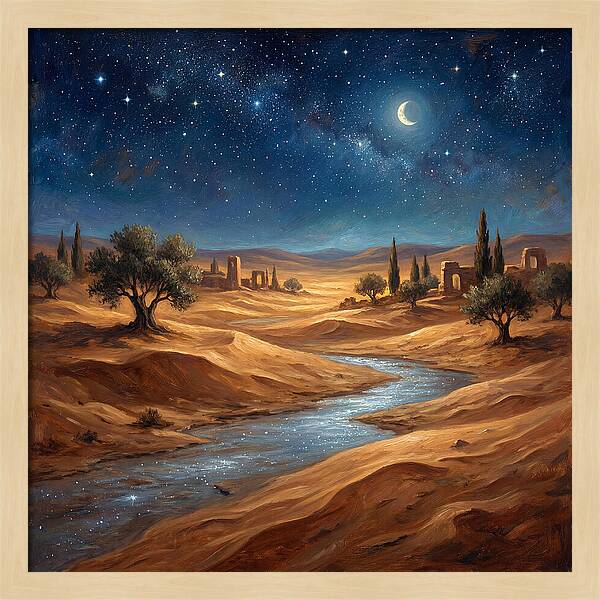 Starlit Mediterranean Desert