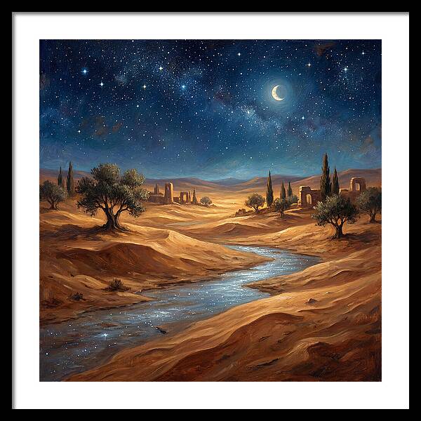 Starlit Mediterranean Desert