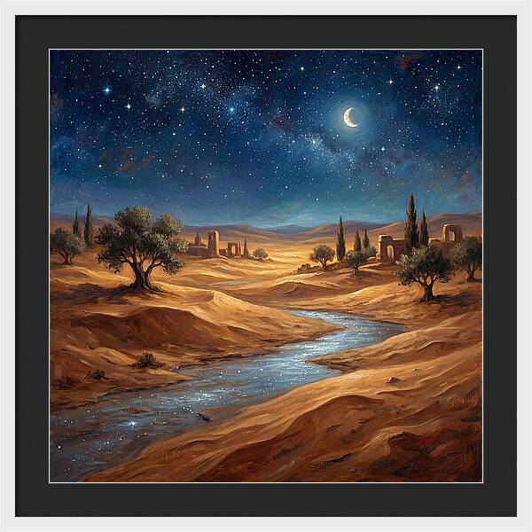 Starlit Mediterranean Desert