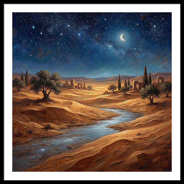 Starlit Mediterranean Desert