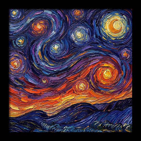 Starlit Swirls Of Emotion