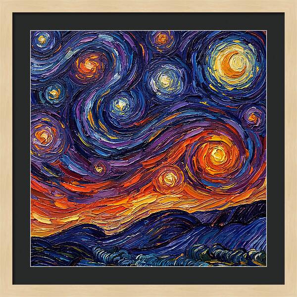 Starlit Swirls Of Emotion