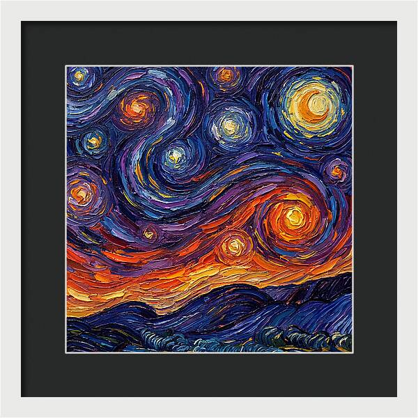 Starlit Swirls Of Emotion