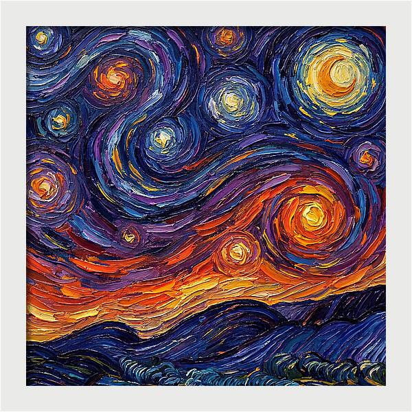Starlit Swirls Of Emotion