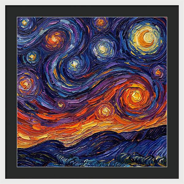 Starlit Swirls Of Emotion