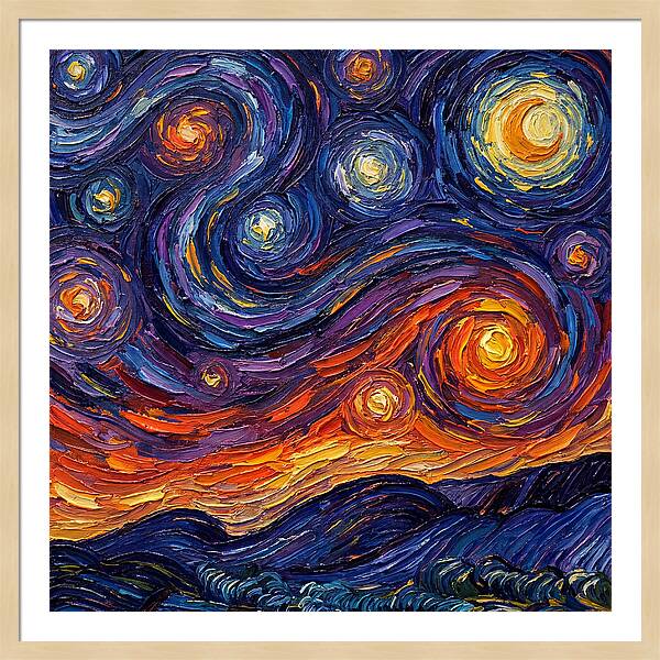 Starlit Swirls Of Emotion