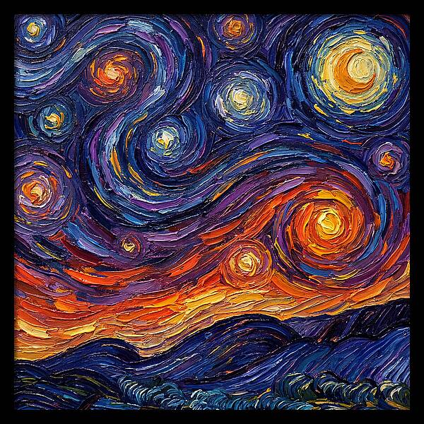 Starlit Swirls Of Emotion