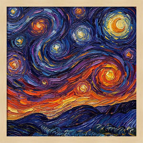 Starlit Swirls Of Emotion