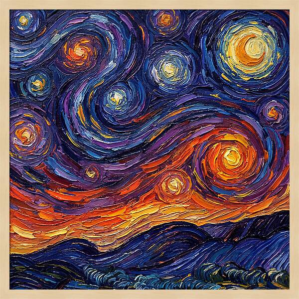 Starlit Swirls Of Emotion